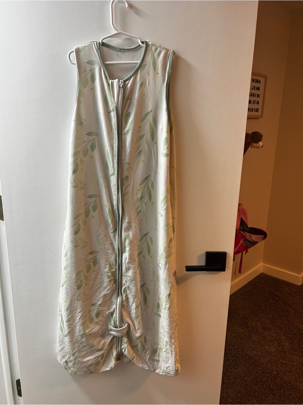 Sleepsack Wearable Blanket - Green Leaf Print